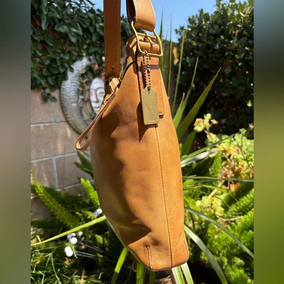 COACH Vintage Slim Convertible bag Brown Leather